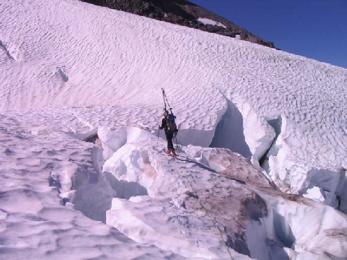 Glacier Peak, Frostbite Ridge and Kennedy Glacier volcano slogging