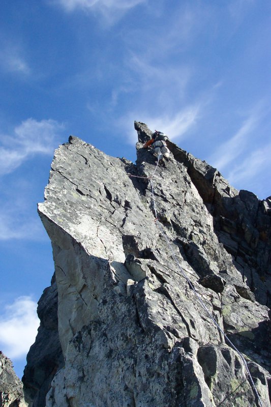 mount terror north face north buttress climb southern picket range