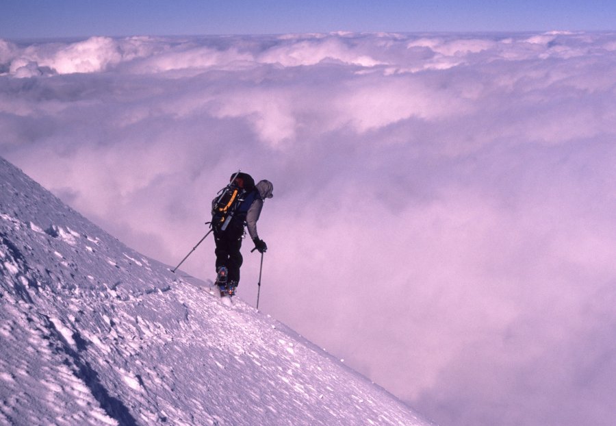 park headwall october powder on mt baker