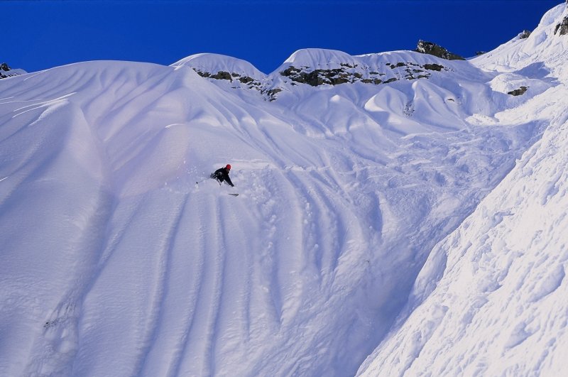 mt goode east face steep skiing steep-and-deep powder wildernasty extreme skiing