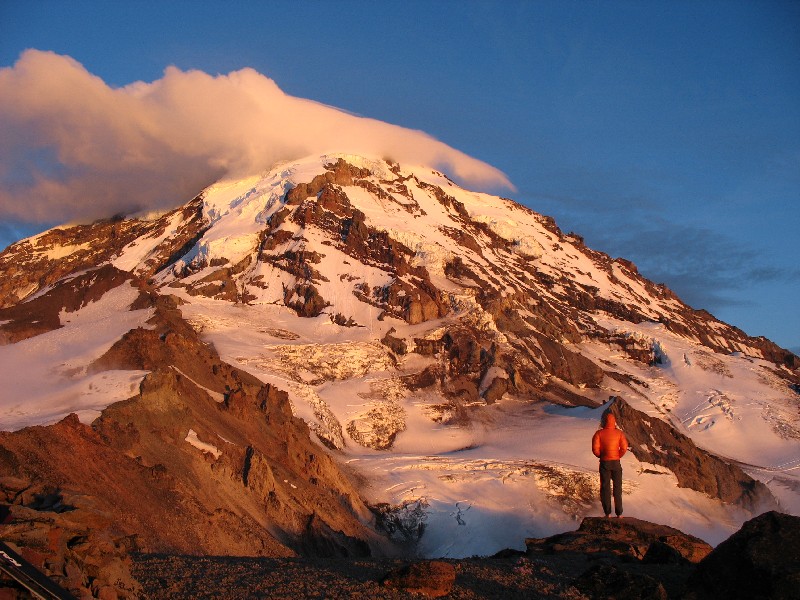 mt rainier central mowich face 60 degree ice SCHRALP THE GNAR