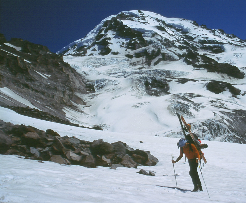 mt rainier central mowich face 60 degree ice SCHRALP THE GNAR