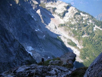 mt slesse northeast buttress alpine rock climbing