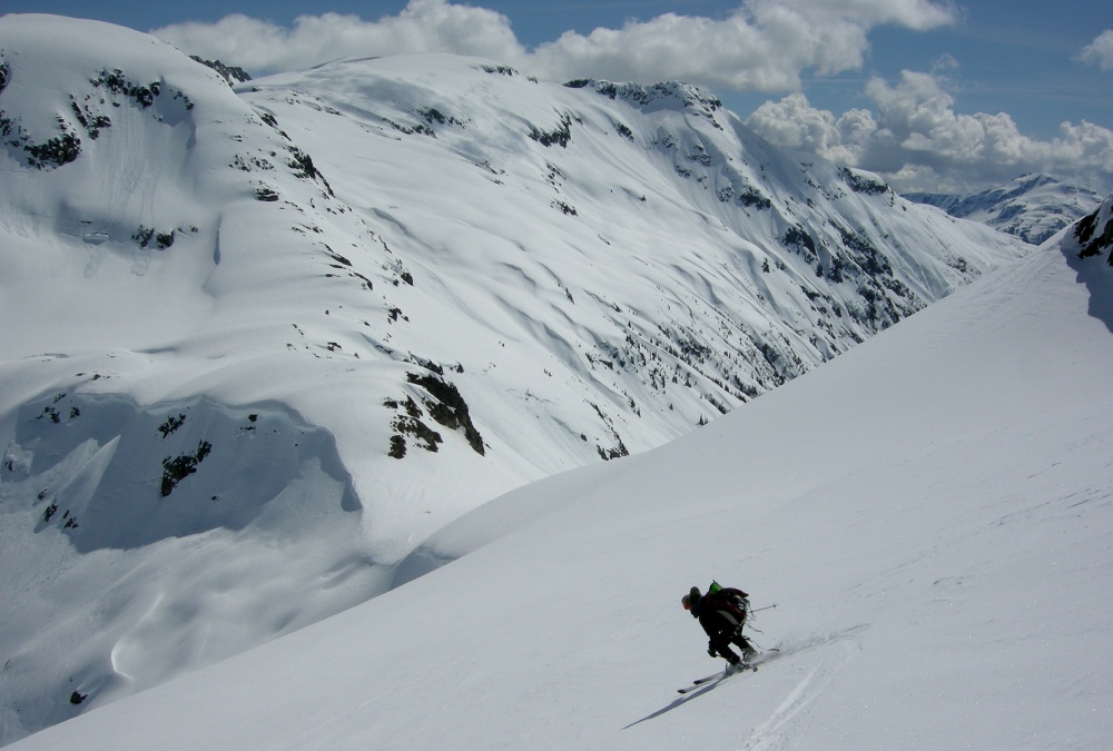 mount sir richard mcbride glacier ski
