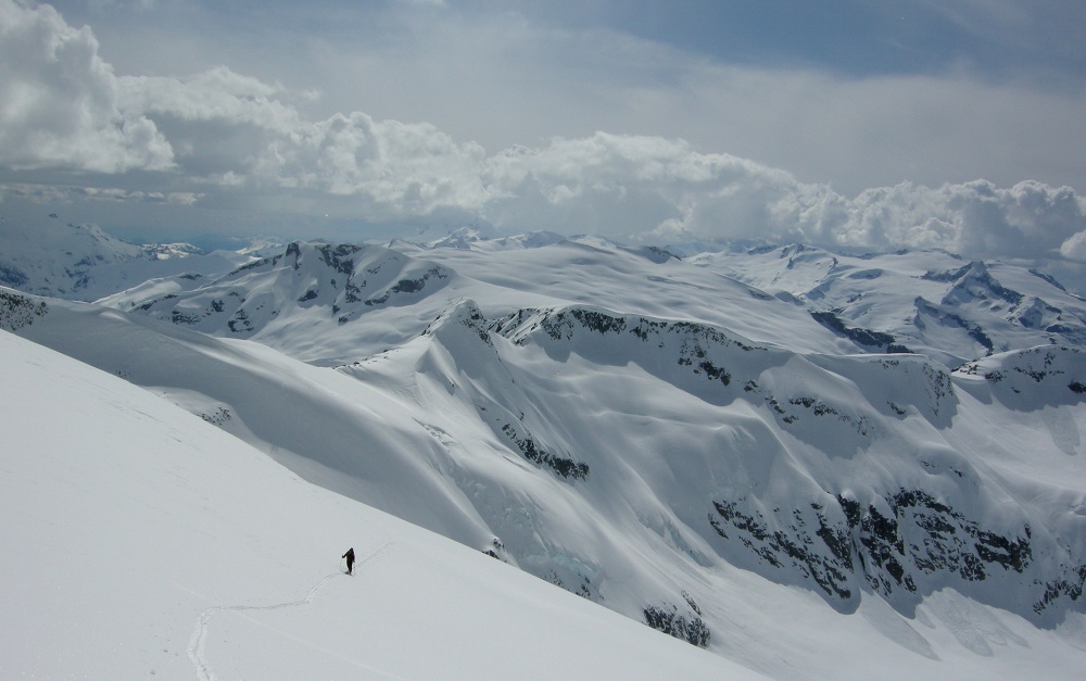 mount sir richard mcbride glacier ski