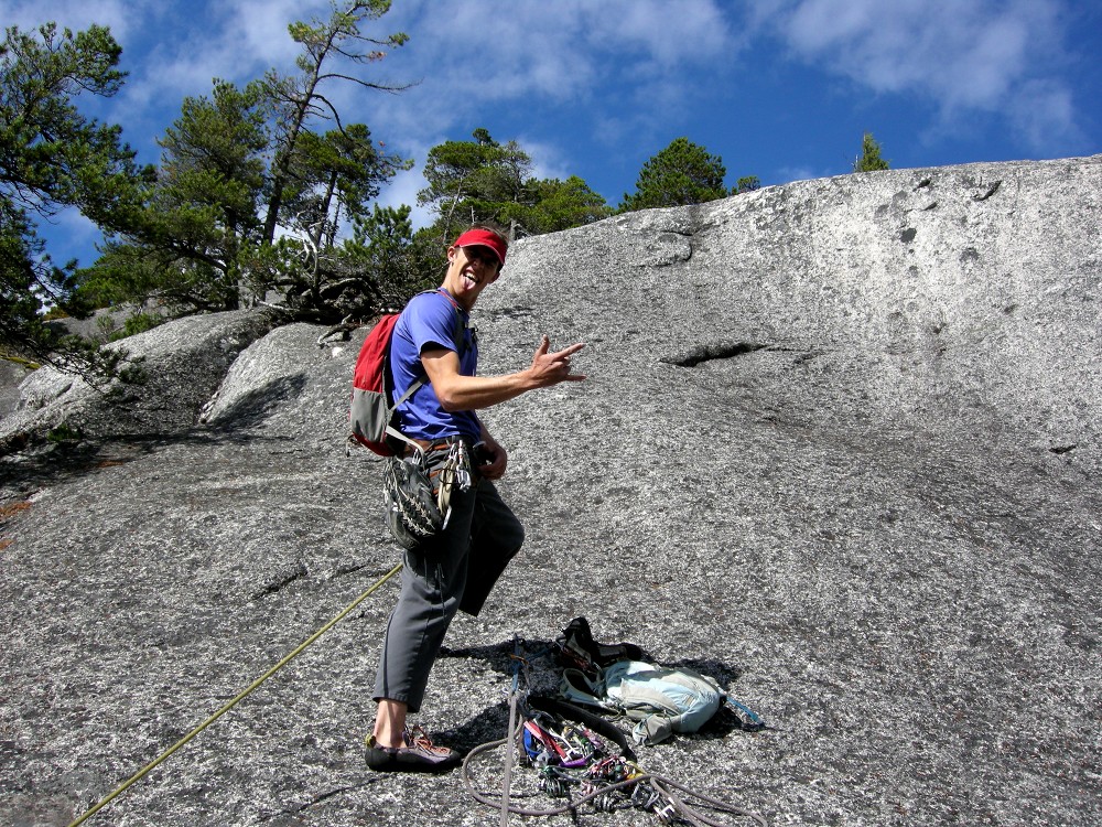 Squamish Rock Climbing, The Solarium, Sunblessed