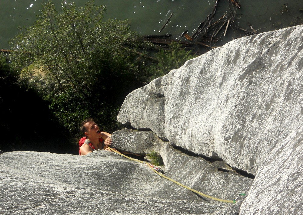 Squamish Rock Climbing, The Malamute, Overly Hanging Out