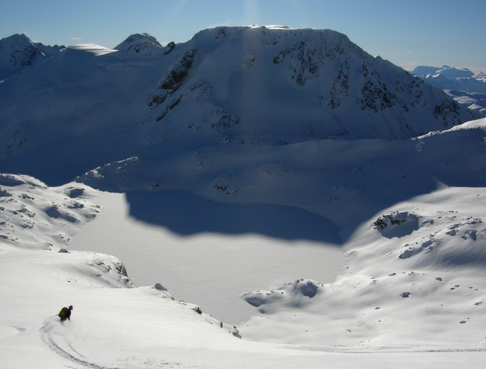 early season alpine steep powder skiing on mt pattison blackcomb bc bc!