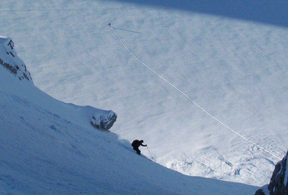 early season alpine steep powder skiing on mt pattison blackcomb bc bc!