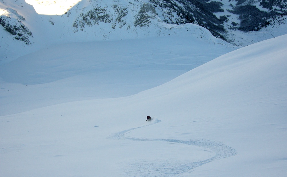 early season alpine steep powder skiing on mt pattison blackcomb bc bc!