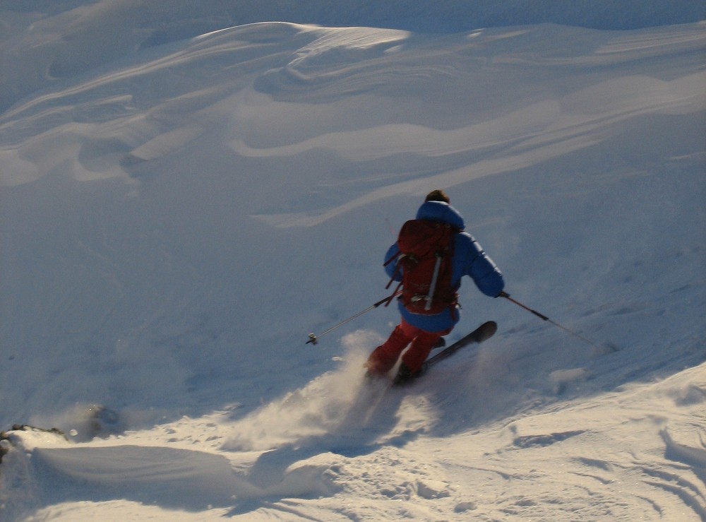 joffre peak aussie couloir south couloir ski