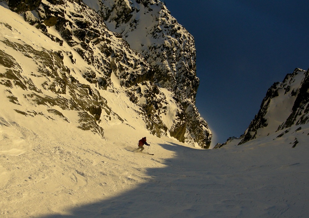 joffre peak aussie couloir south couloir ski