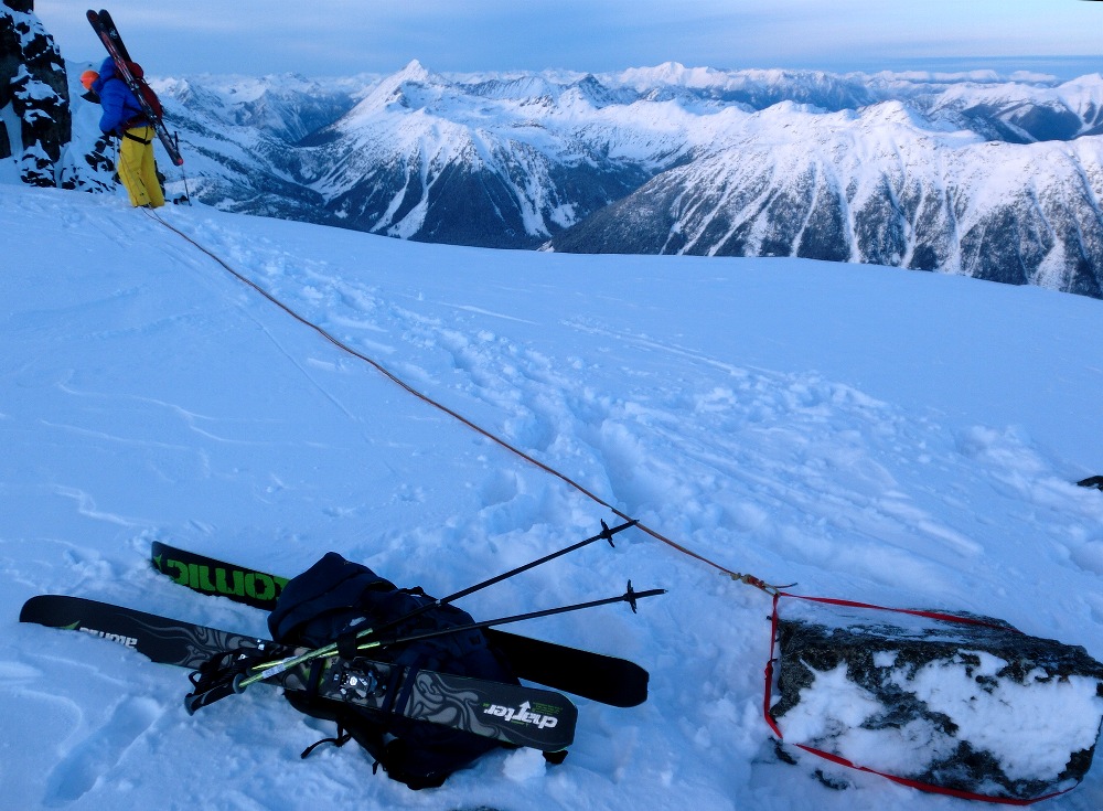 joffre peak joffre couloir ski steep powder