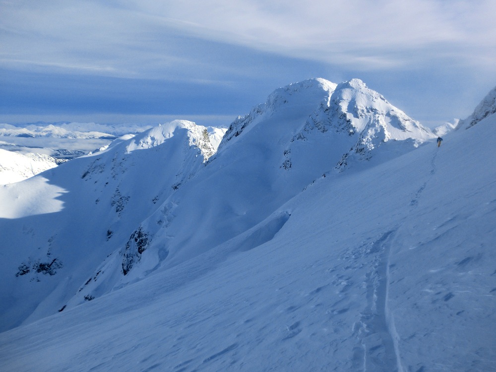 ski steep powder