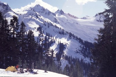 Camp near Blum Lakes