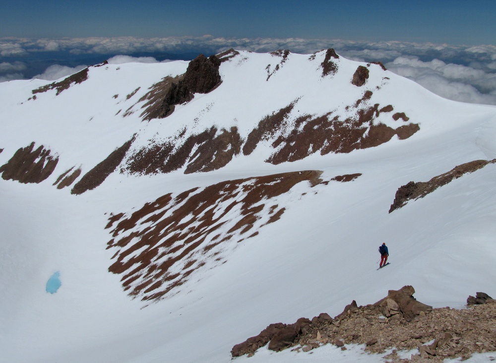 california volcano skiing