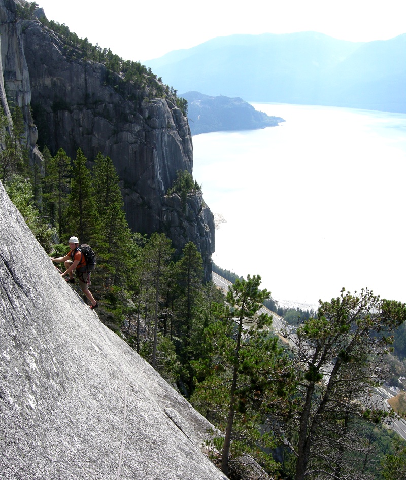 squamish rock climbing