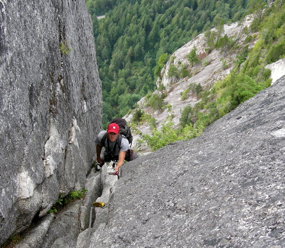 squamish rock climbing