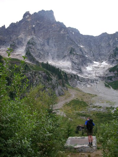 Mt Slesse and plane wreckage