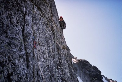 Mt Stuart Great Gendarme pitch 2