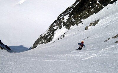 skiing Mount Buckner North Couloir