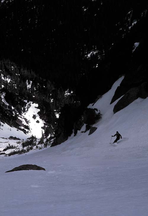 mt stuart cascadian couloir ski