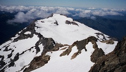 View from the summit of Mt Olympus