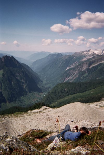 early morning spire southwest ridge so-big retard alpine rock climbing sky is an idiot