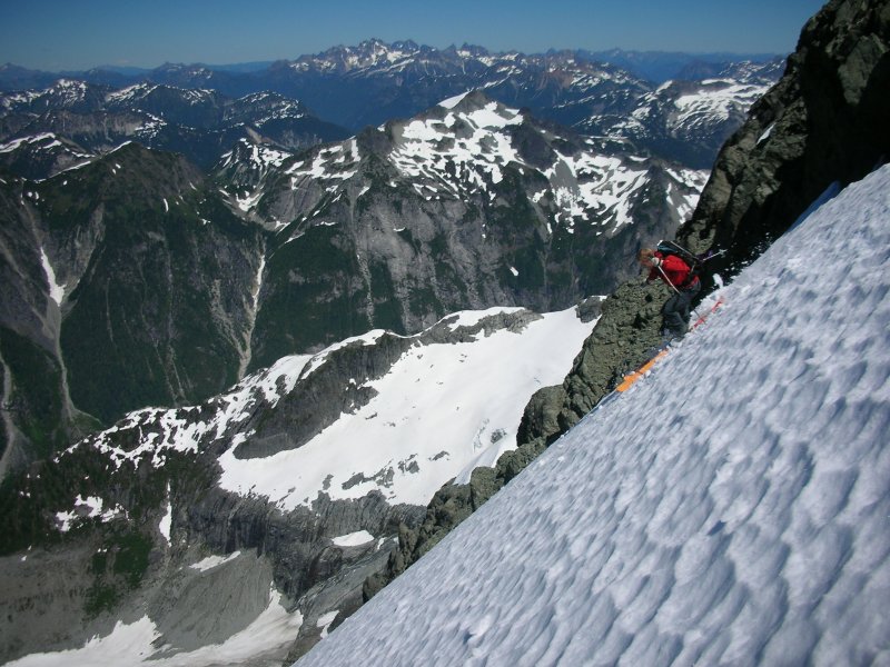 North Face of Mt Shuksan a-ski photos