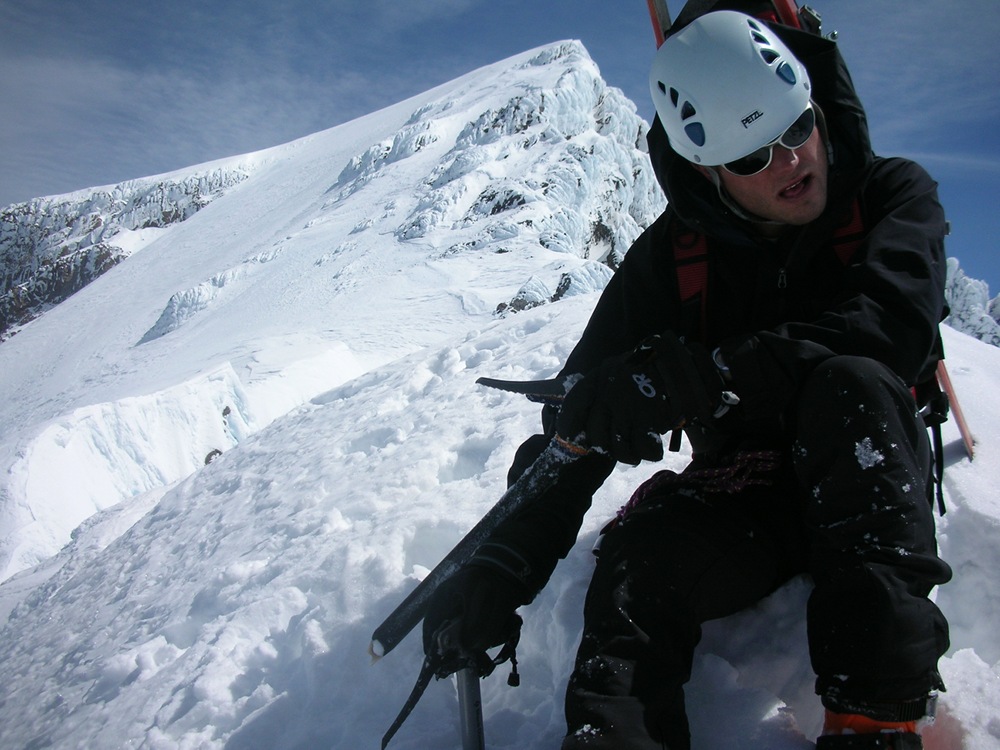 Mount Rainier, Sunset Ridge Ski via Kautz Glacier climb photos