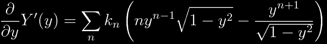 first derivative