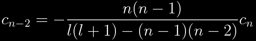 legendre polynomial recursion relationship