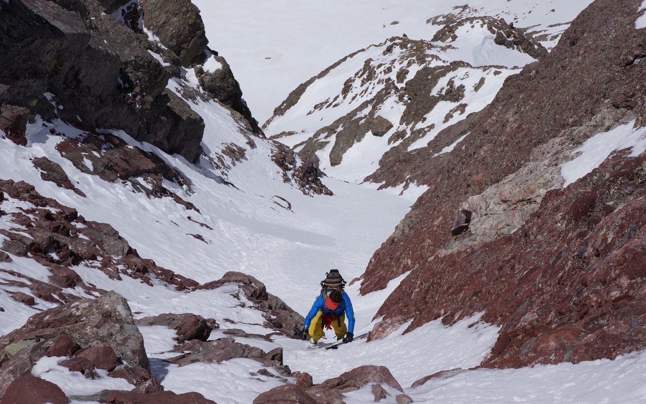 Crestone skiing photos