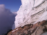 Ice cliff steep here