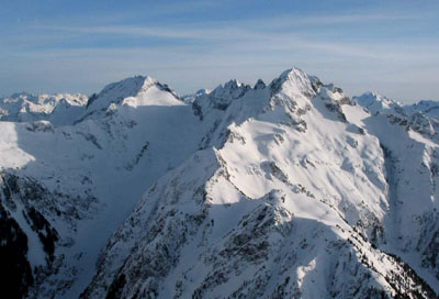 Mt Formidable, Northwest Face Ski Descent