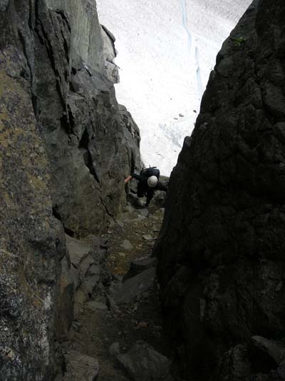 Gully above Taboo Glacier