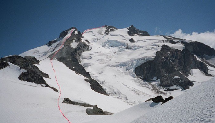 glacier peak frostbite ridge kennedy glacier