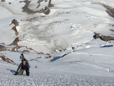 Climbing Edmunds Headwall