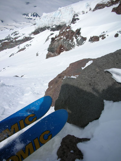 Wilson Headwall cruxy spot