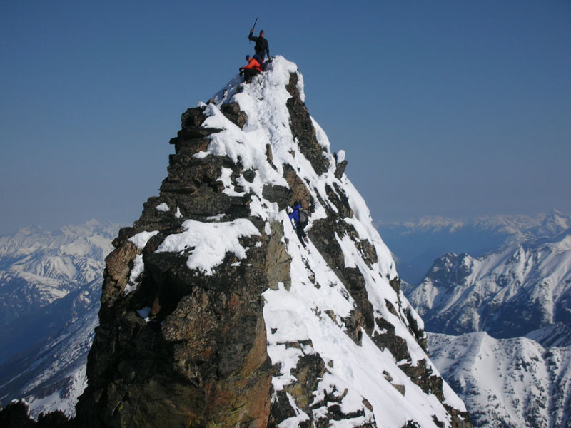 Jason Hummel on the summit of Mt Logan