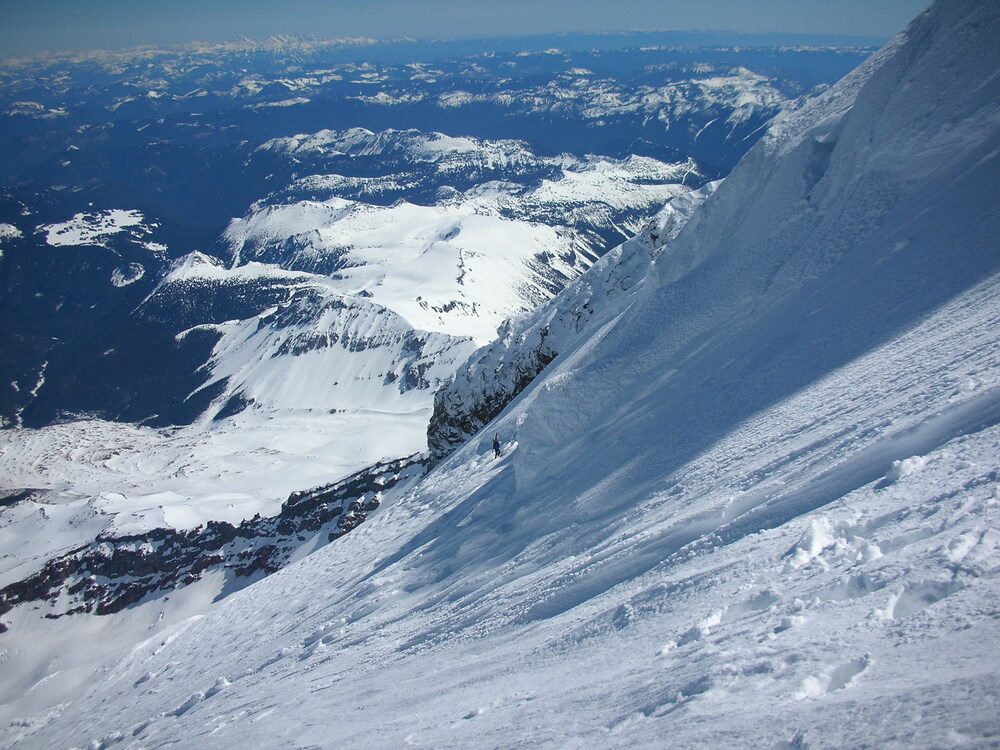 bonking high on Liberty Ridge
