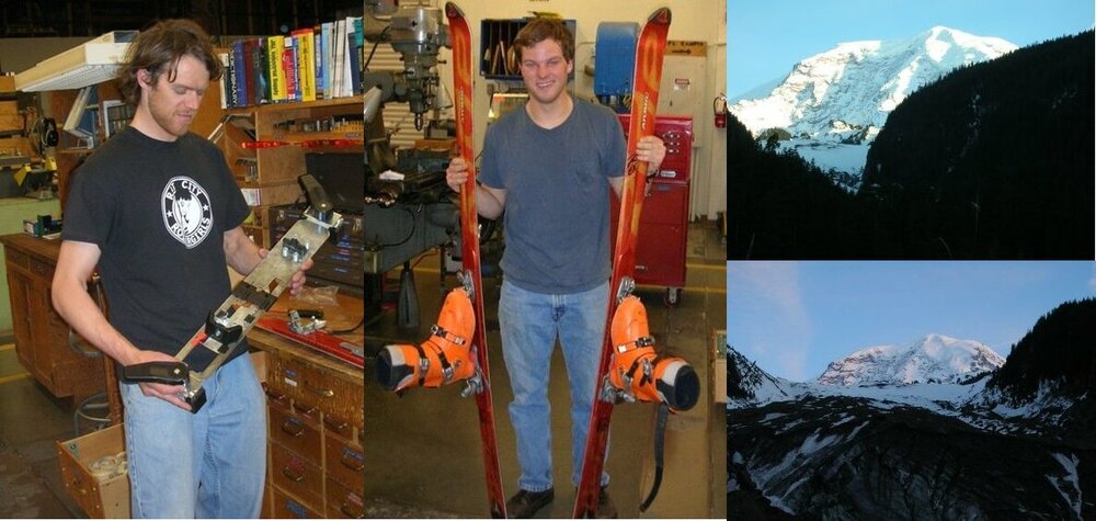 mounting Casey's bindings and approach to Carbon Glacier